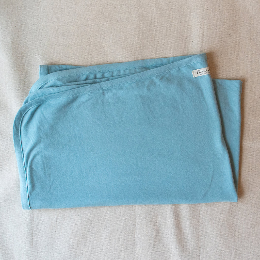 Organic Cotton Bamboo Baby Swaddle Blanket, Made in the USA